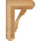 Ekena Millwork Olympic Craftsman Rough Sawn Bracket, Western Red Cedar, 6"W x 20"D x 28"H BKT06X20X28OLY04RWR - alternate 2